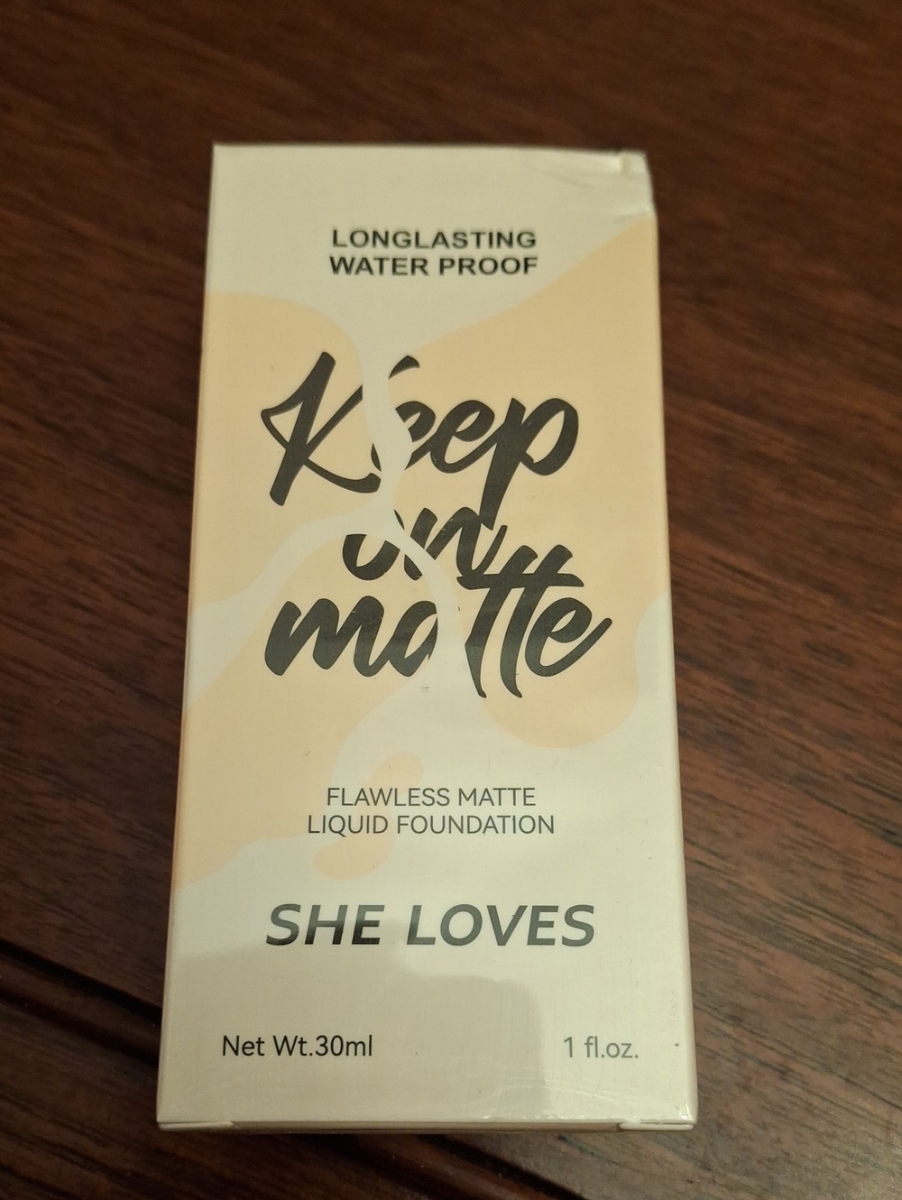 She Loves Flawless Matte Liquid Foundation - #06 New Sealed Box